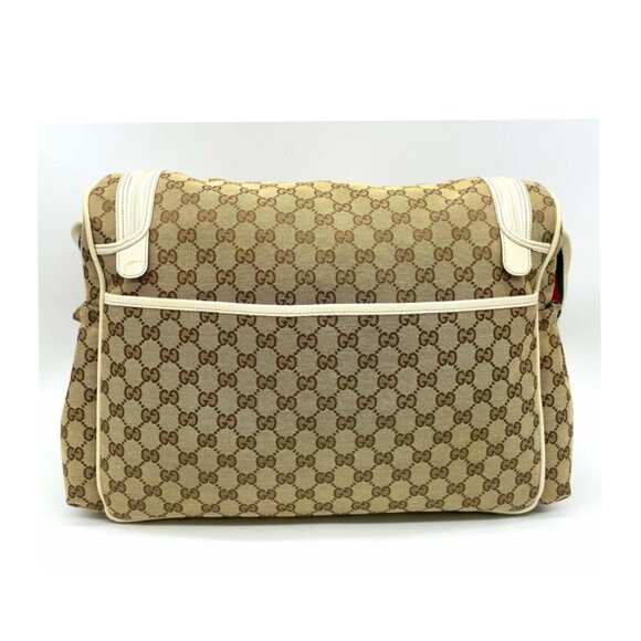 Gucci GG Canvas Sherry Line Beige/Ivory Shoulder Bag 329-050925 - Picture 2 of 16